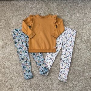 Ruffle Butts outfit w/ 2 pairs of leggings